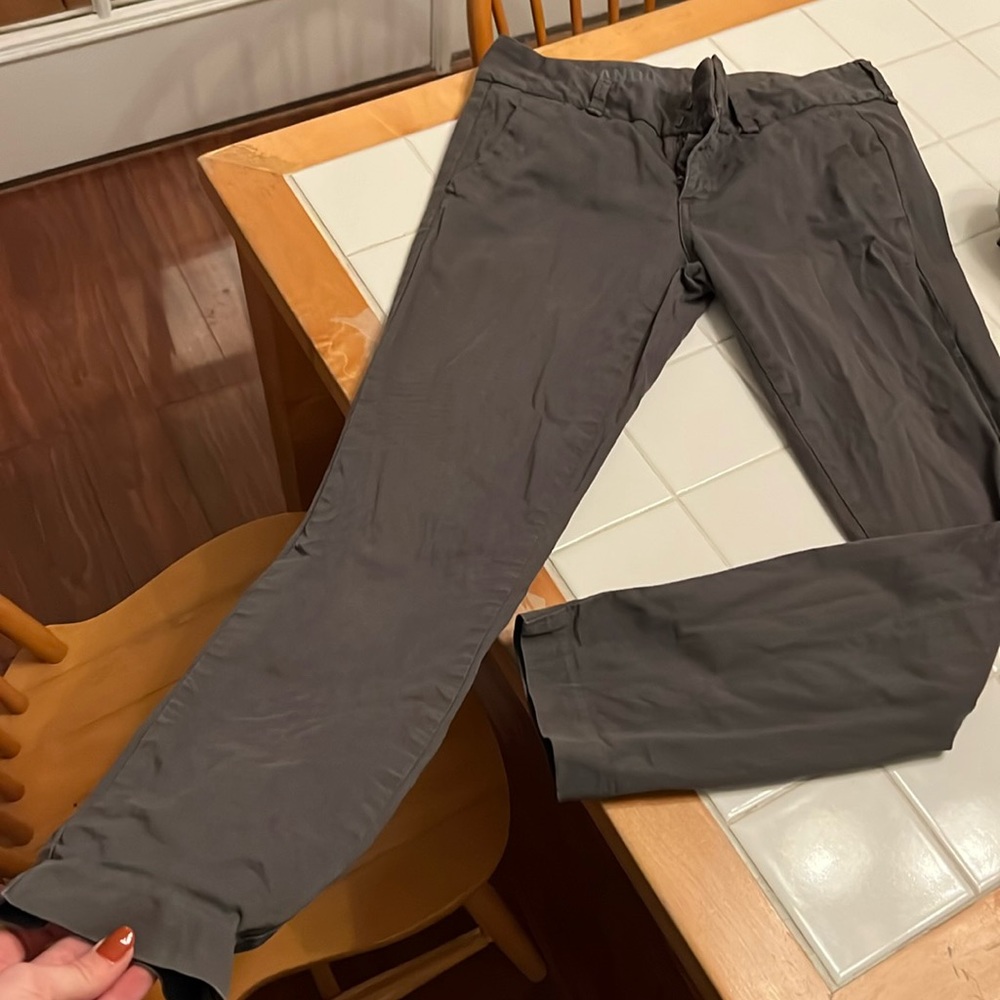 J Crew Andie Pants Grey size 2